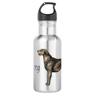 Bouteille D'eau J'aime mon Wolfhound irlandais