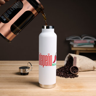 Bouteille D'eau Jalapeño Soul – Reusable Eco Bottle with Spicy Att