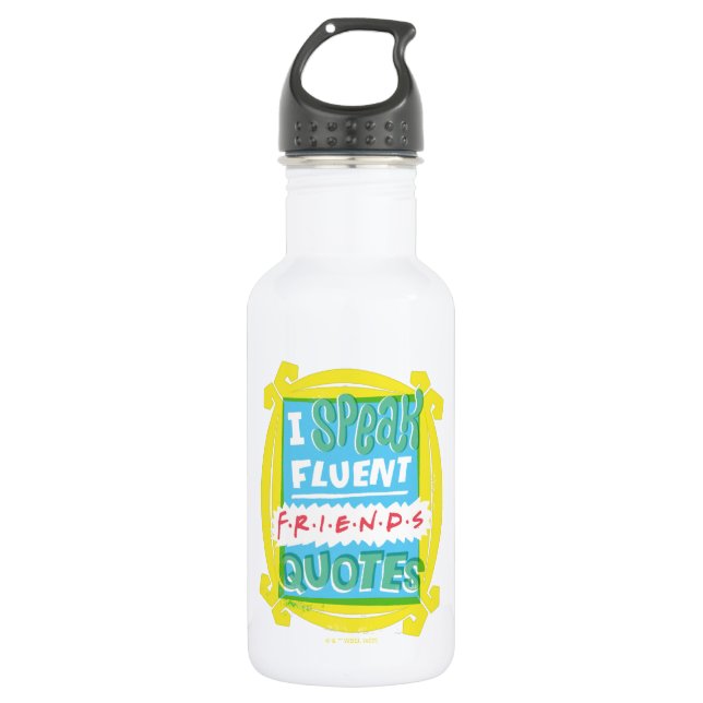 Bouteille D'eau Je parle des devis Fluent FRIENDS™ - Peephole (Devant)