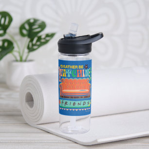 Bouteille D'eau Je préfèrerais regarder les amis™ Vibrant Grapic