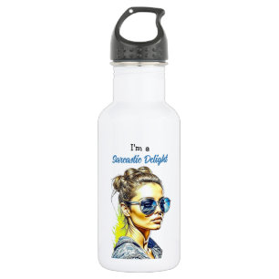Bouteille D'eau Je suis un plaisir sarcastique Humour drôle