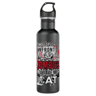 Bouteille D'eau Je Vous Poussais Devant Les Zombies Pour Sauver Mo