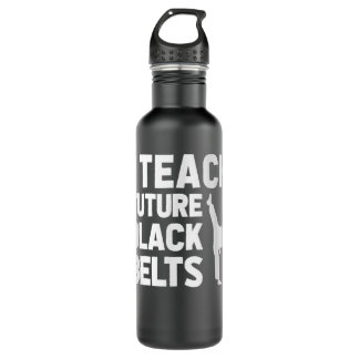 Bouteille D'eau J'Enseigne Futurs Ceintures Noires Arts Martiaux F