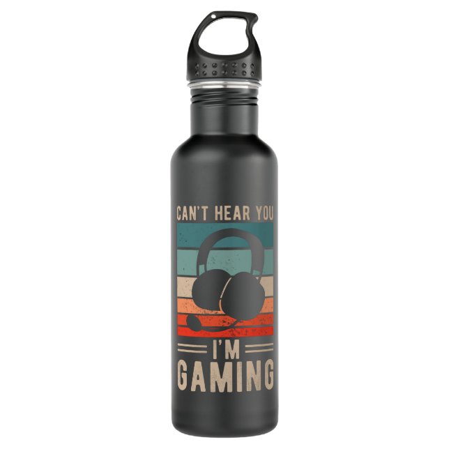 Bouteille D'eau Jeu cadeau Gamer (Devant)