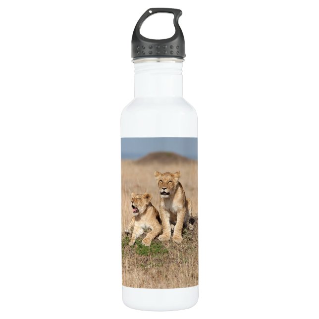 Bouteille D'eau Jeunes lions (Devant)