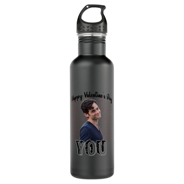 Bouteille D'eau Joe Goldberg Bonne Saint Valentin (Devant)