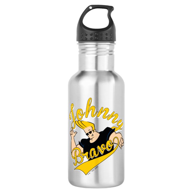Bouteille D'eau Johnny Bravo Athletic Graphic (Devant)