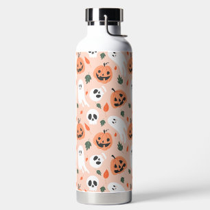 Bouteille D'eau Joli Jack-O-Lanterne et Motif fantôme