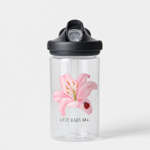 Bouteille D'eau Joli ladybug lily fleuris écolière enfants