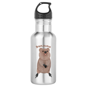 Bouteille D'eau Joli sourire mignon dessin animé quokka