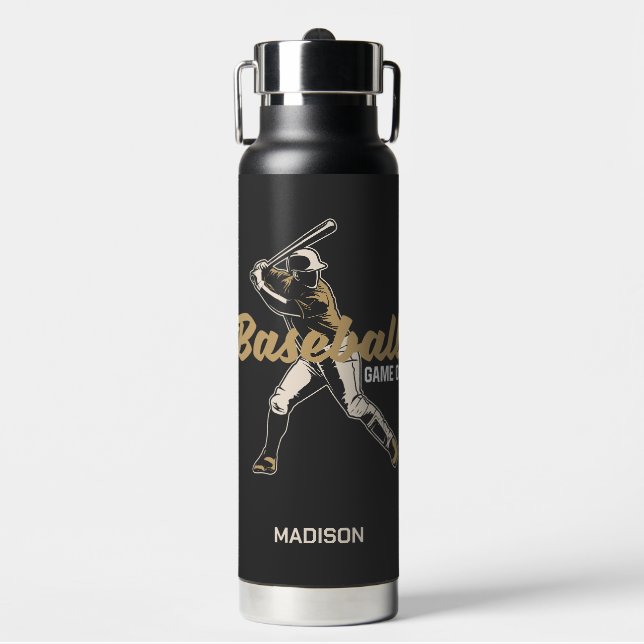 Bouteille D'eau Joueur de baseball personnalisé et couleur (Salle de sport)