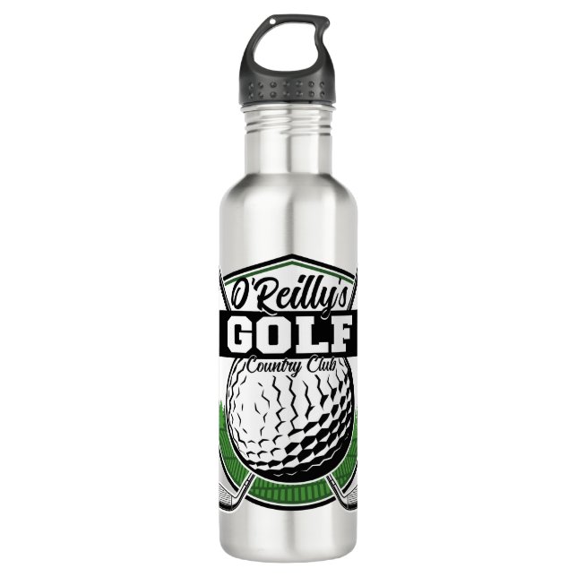 Bouteille D'eau Joueur de golf Pro Golf Country Club (Devant)