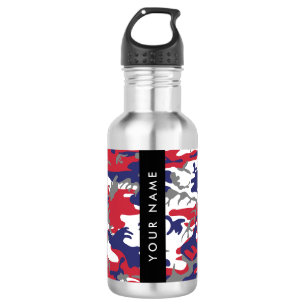 Bouteille D'eau Jour de l'indépendance Camouflage Personnaliser vo