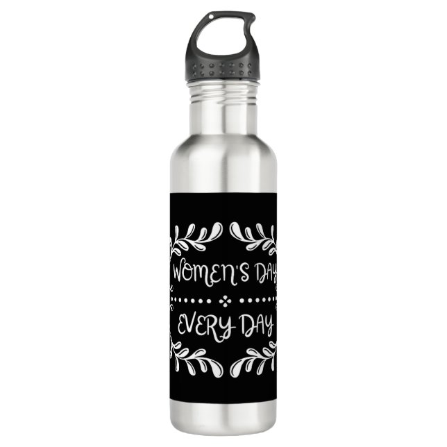 Bouteille D'eau Jour des femmes tous les jours (Devant)