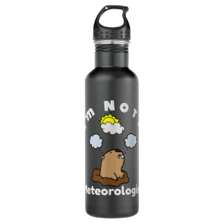 Bouteille D'eau Jour des porcs Punxsutawney Phil Anniversaire Wood