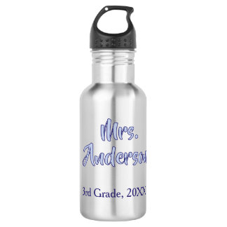 Bouteille D'eau journee d'appréciation des professeurs mrs anderso