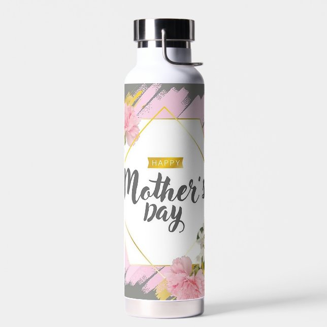 Bouteille D'eau Joyeuse Fête des mères personnalisées (Gauche)