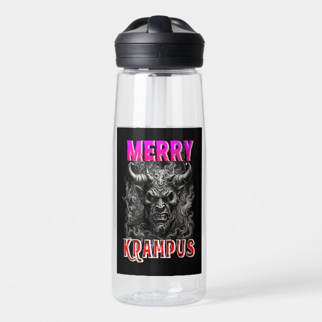 Bouteille D'eau Joyeux Krampus (Avant)