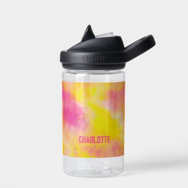 Bouteille D'eau Joyeux Lumineux Gradient couleur Abstrait Personna (Gauche)