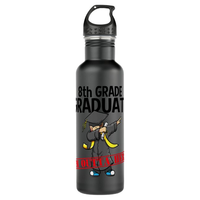 Bouteille D'eau Jupe de 8e année Dabbing Dabbing Boy Party (Devant)