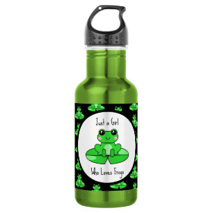 Bouteille D'eau Juste une fille qui aime les amis