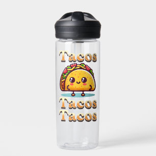 Bouteille D'eau Kawaii Cartoon Tacos