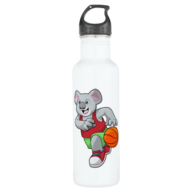 Bouteille D'eau Koala au Basketball Sports (Devant)