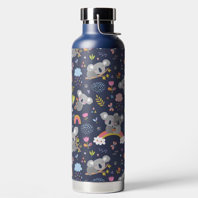 Bouteille D'eau Koala Rainbow Love Motif (Droite)