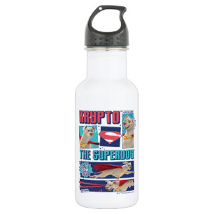 Bouteille D'eau Krypto Les Panneaux De Bande Dessinée Super-Chien