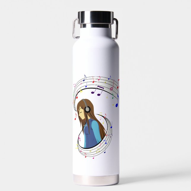 Bouteille D'eau La couleur de la musique (Avant)