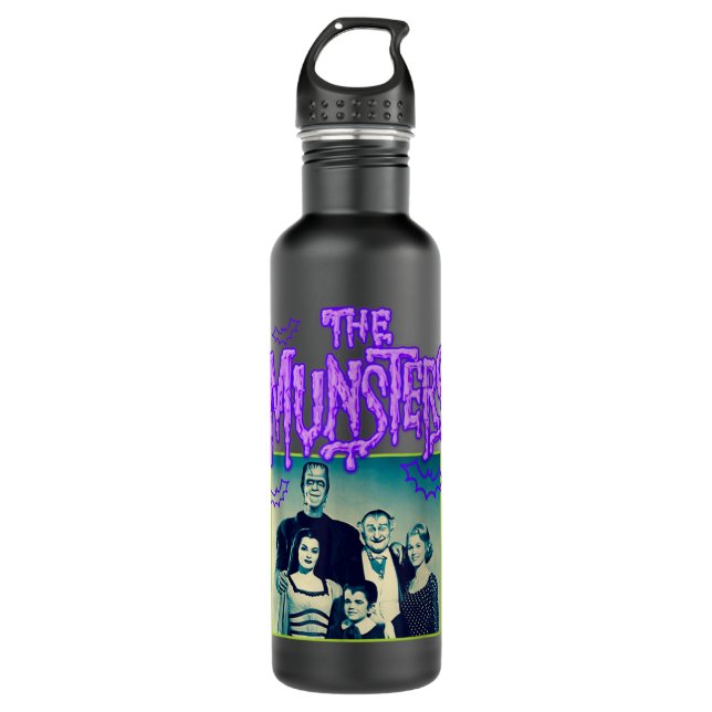 Bouteille D'eau La famille Munster Art Design Tee Legends  (Devant)