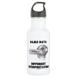 Bouteille D'eau La même interprétation différente de données