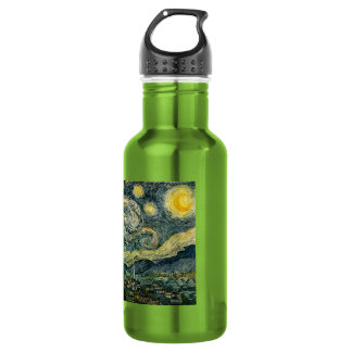 Bouteille D'eau La nuit étoilée de Vincent van Gogh (1889)