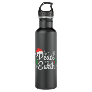 Bouteille D'eau La Paix De Noël Sur Terre