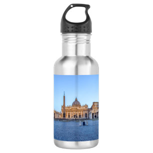 Bouteille D'eau La place Saint-Pierre à Vatican - Rome, Italie