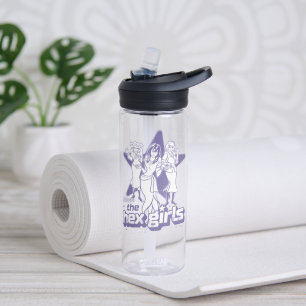 Bouteille D'eau La puissance étoilée des filles hexagonales