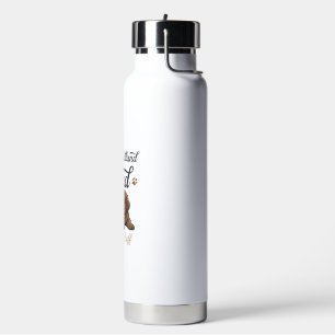 Bouteille D'eau La vie de papa Terre-Neuve est rude Vintage T-shir