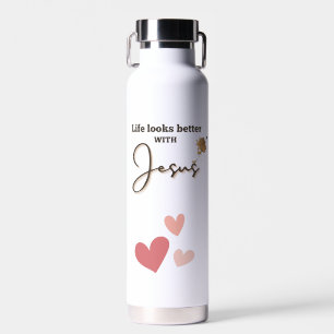Bouteille D'eau La vie est meilleure avec Jésus