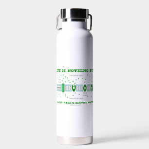 Bouteille D'eau La Vie N'Est Rien D'Autre Qu'Une Matière Facilitée