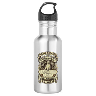 Bouteille D'eau Labrador Lady Dog Crown Shield_1
