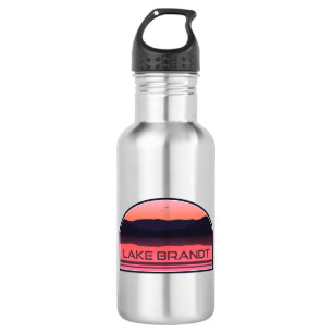 Bouteille D'eau Lac Brandt Caroline du Nord Red Sunrise