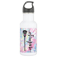 Lacrosse Player Tie Dye Name Personnalisé