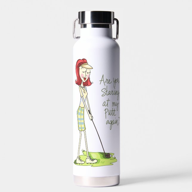 Bouteille D'eau Lady Golfer (Avant)