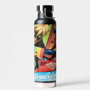Bouteille D'eau Ladybug & Cat Noir Puissance Miraculeuse !