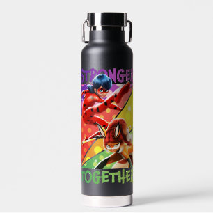 Bouteille D'eau Ladybug & Rena Rouge Ensemble plus fort