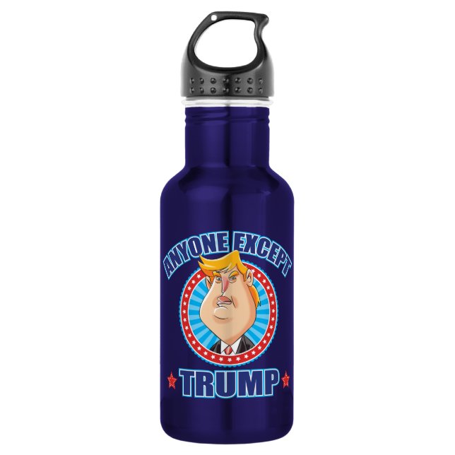 Bouteille D'eau L'Anti-Atout n'importe qui exceptent Donald Trump (Devant)