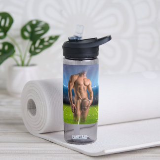 Bouteille D'eau L'athlète masculin musclé sexy de SlipperyJoe déli