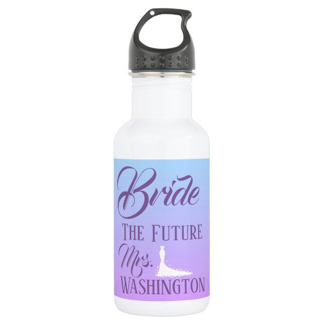 Bouteille D'eau L'avenir Mme Bride Favor (Devant)