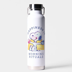 Bouteille D'eau Le bonheur, c'est les rituels du matin