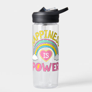 Bouteille D'eau Le bonheur est Power Rainbow